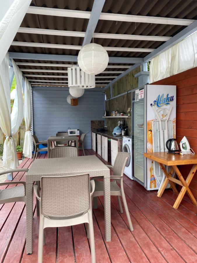 Эко Домики У Моря В Гаграх Gagra Exteriör bild